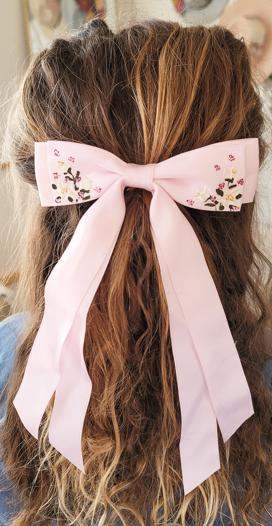 Pink Hair Bow