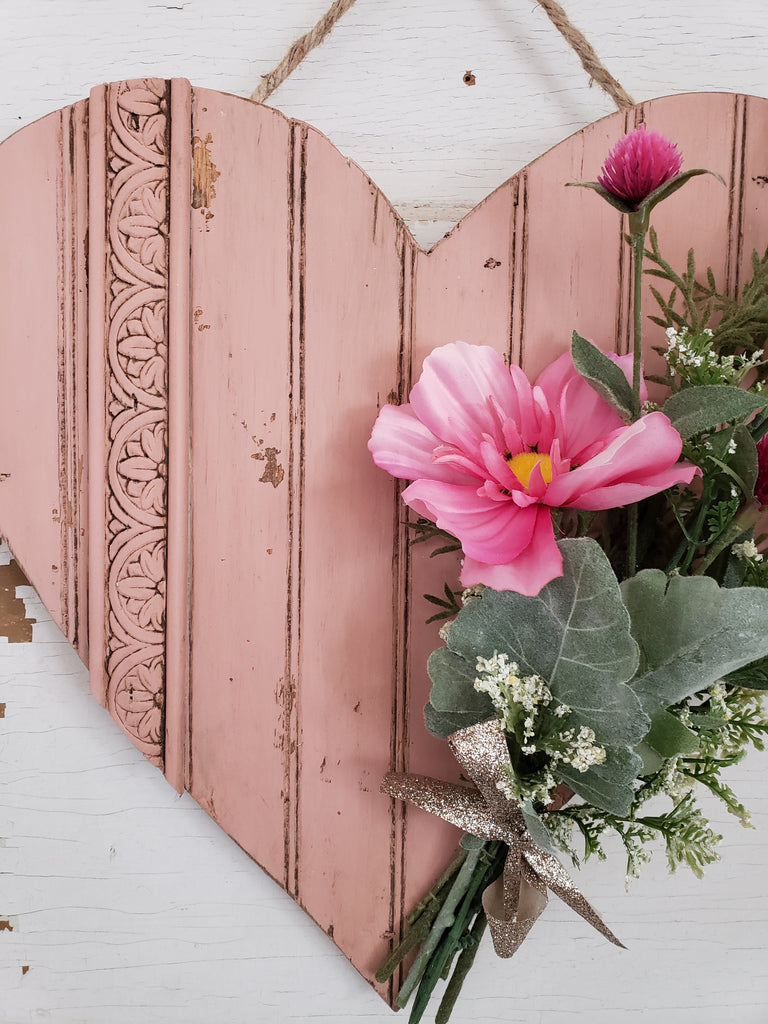 Vintage Heart Door Hanger