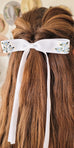 Bright White Hair Bow