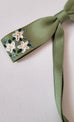 Olive Green Hair Bow