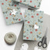 Wrapping Paper Set - Christmas Bows Garland Flowers Bells