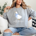 Silly Goose Crewneck Sweatshirt, Vintage Inspired 80s 90s Sweatshirt, Retro Quirky Bird Pullover, Fun Animal Sweater, Goose Sweater