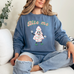 Vintage Bite Me Christmas Tree Cake Sweatshirt, Holiday Sweater, Funny Xmas Gift, Retro Style Pullover, Festive Apparel, Aesthetic Girl Gift