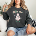 Vintage Bite Me Christmas Tree Cake Sweatshirt, Holiday Sweater, Funny Xmas Gift, Retro Style Pullover, Festive Apparel, Aesthetic Girl Gift