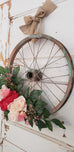 Pink Peony Bicycle Wreath