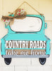 Country Roads Truck Door Hanger
