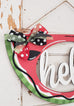 'Hello' Watermelon Door Hanger