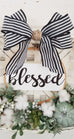 'Blessed' Fall Tobacco Basket Wreath