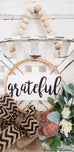 'Grateful' Tobacco Basket Wreath