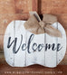 'Welcome' Pallet Pumpkin