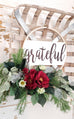 Embroidery Hoop Tobacco Basket Wreath